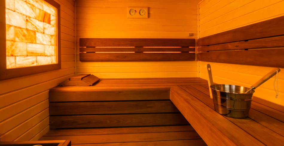 Fínska sauna Gold Dark
