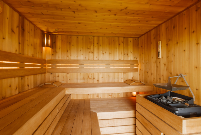 Fínska sauna Gold Dark