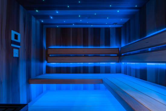 Fínská sauna Fínská sauna
