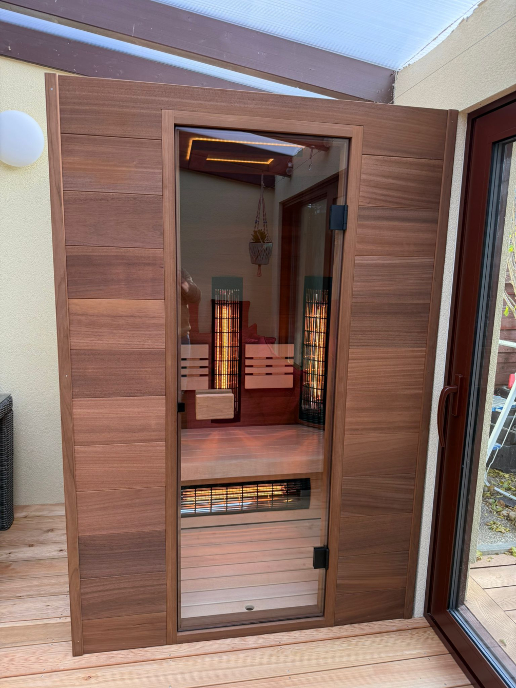 Infrasauna Dark Aspen Grob