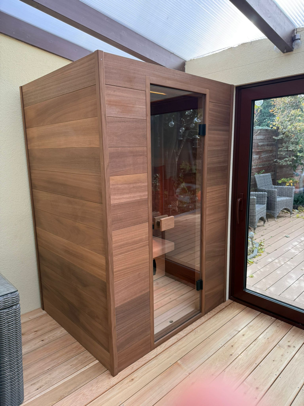 Infrasauna Dark Aspen Grob