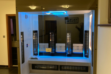 infrasauna na mieru pre 3 osoby