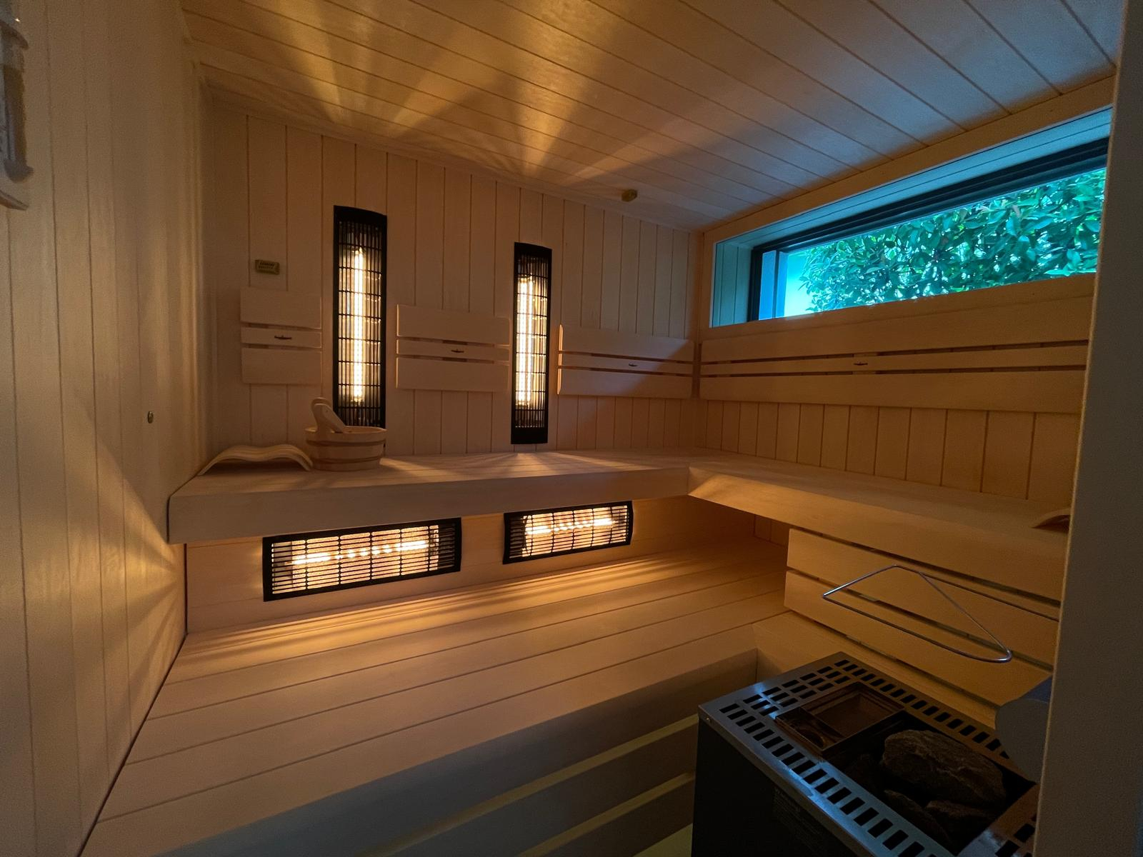 Kombinovaná sauna, Gold Dark Bratislava Kombinovaná sauna, Gold Dark Bratislava