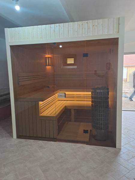 Presklená sauna