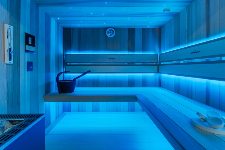 Hviezdne nebo v saune