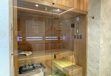 Fínska sauna, Gold Dark, Praha