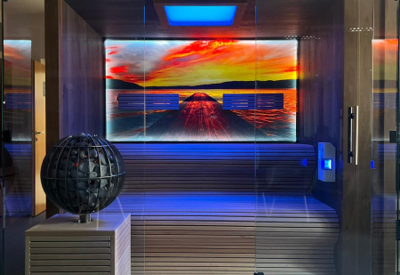 Fínska sauna, Wave, Praha Showroom