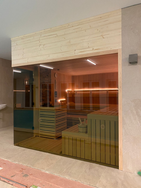 Presklená sauna