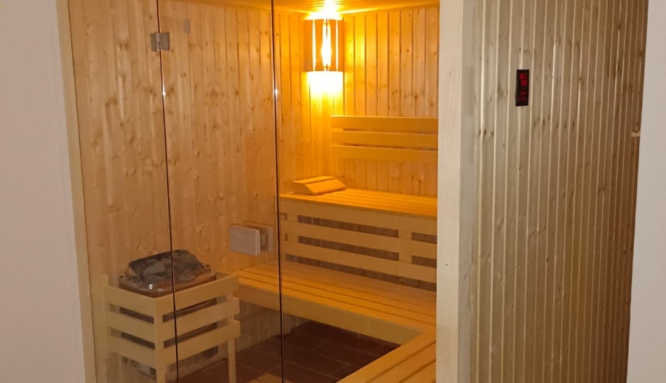 Presklená sauna basic