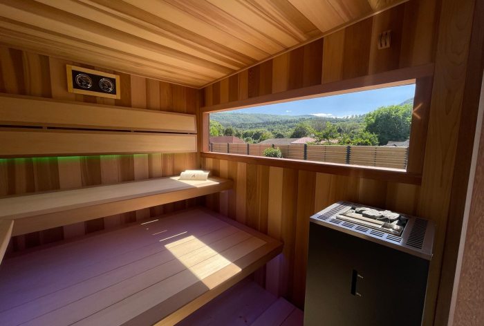 Presklená sauna Presklená sauna