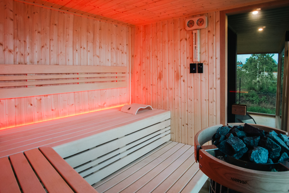 Vonkajšia fínska sauna Pinea Maxi Vonkajšia fínska sauna Pinea Maxi