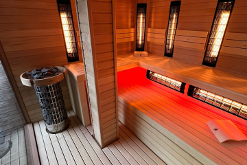 Vonkajšia infrasauna pre 5 osôb