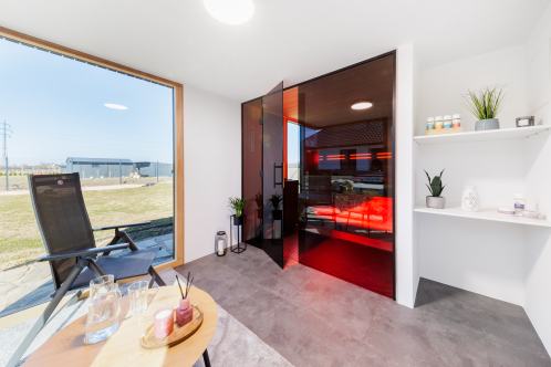 Vonkajšia sauna, Atyp Hlízov Vonkajšia sauna, Atyp Hlízov