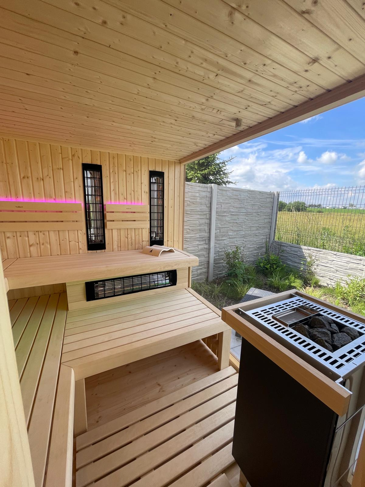 Vonkajšia sauna, Pinea Otice u Opavy Vonkajšia sauna, Pinea Otice u Opavy