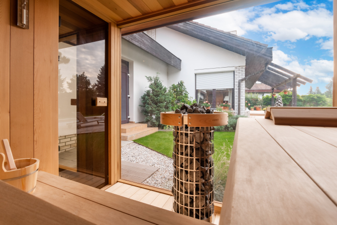 Vonkajšia sauna, Vonkajšia sauna s odpočivárňou Kamenice Vonkajšia sauna, Vonkajšia sauna s odpočivárňou Kamenice
